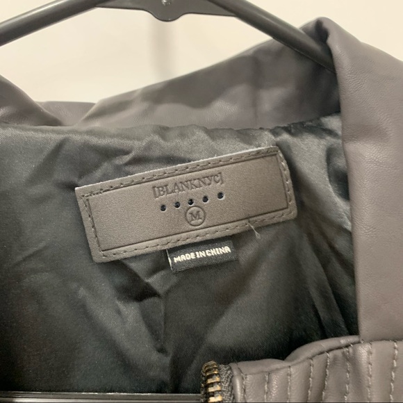 NWT Blank NYC leather jacket - Picture 3 of 4